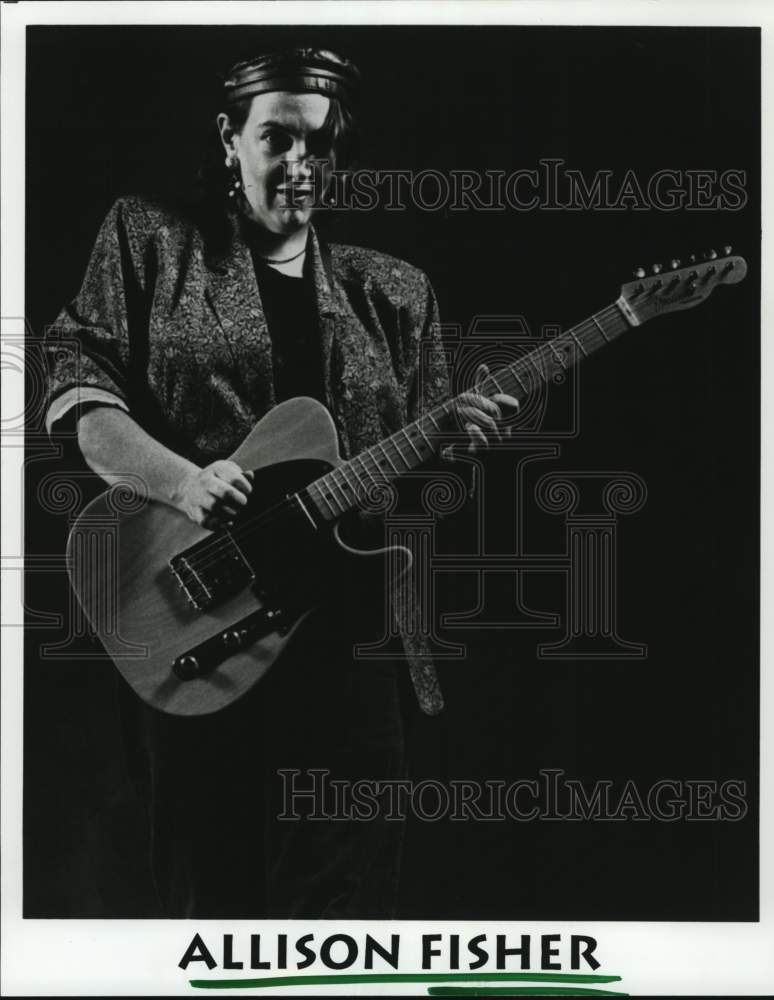 1993 Press Photo Guitarist Allison Fisher - Historic Images