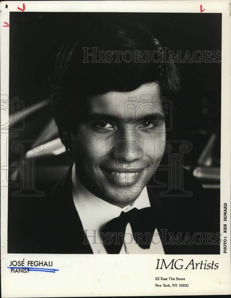 1988 Press Photo Pianist Jose Feghali - Historic Images