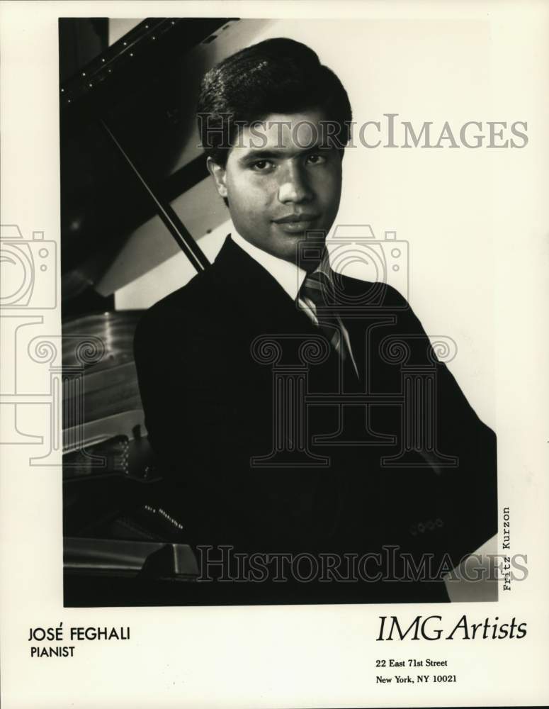 1991 Press Photo Pianist Jose Feghali - Historic Images