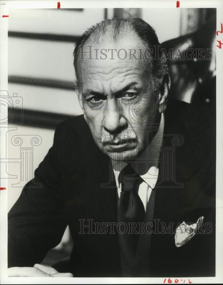 1979 Press Photo Actor Jose Ferrer stars in French Atlantic Affair. - Historic Images