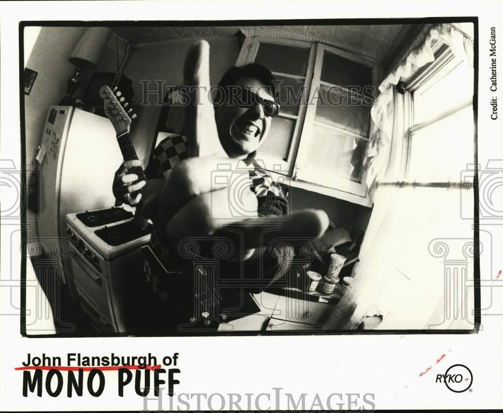 1996 Press Photo Musician John Flansburgh of Mono Puff - Historic Images