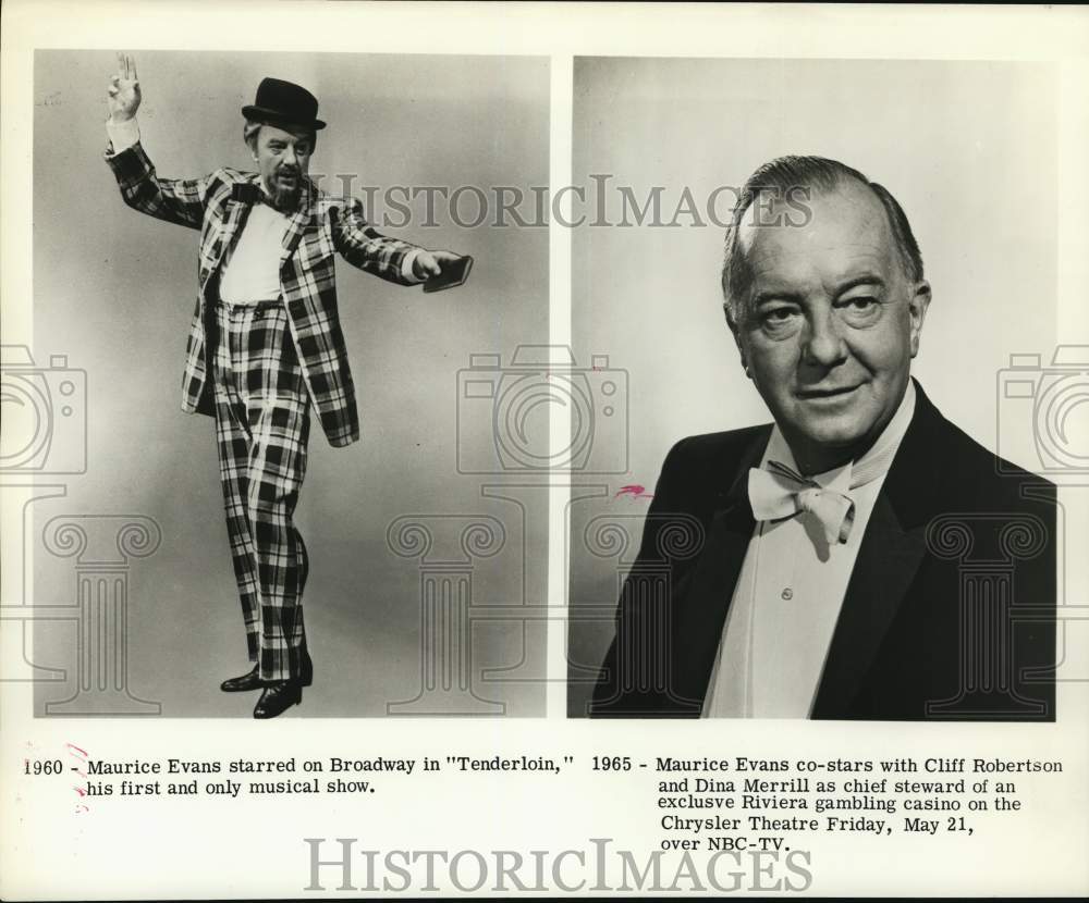 1960 Actor Maurice Evans-Historic Images