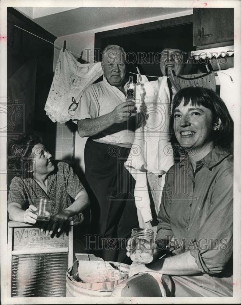 1967 Mrs.& Mr. Howard Finch, Mr.& Mrs. Ellis Bessell, Houston-Historic Images