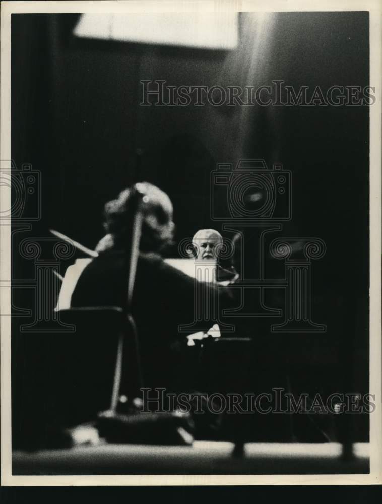 1962 Conductor Arthur Fiedler at Dallas Symphony-Historic Images
