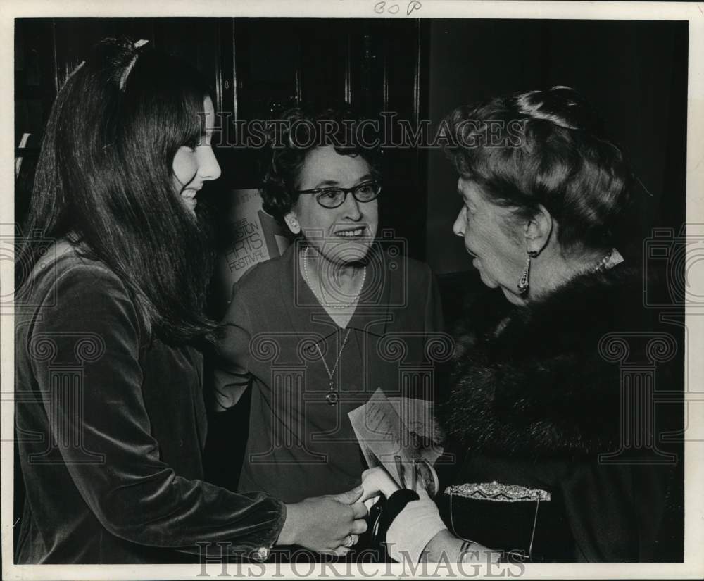 1967 Helen Fox, Mrs. H. T. Huffmaster & Irma Hogg, Houston Symphony-Historic Images
