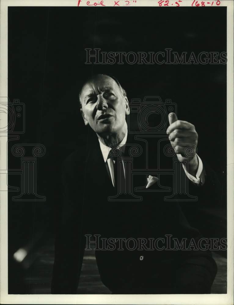 1966 Sir John Gielgud, English actor and theater director.-Historic Images