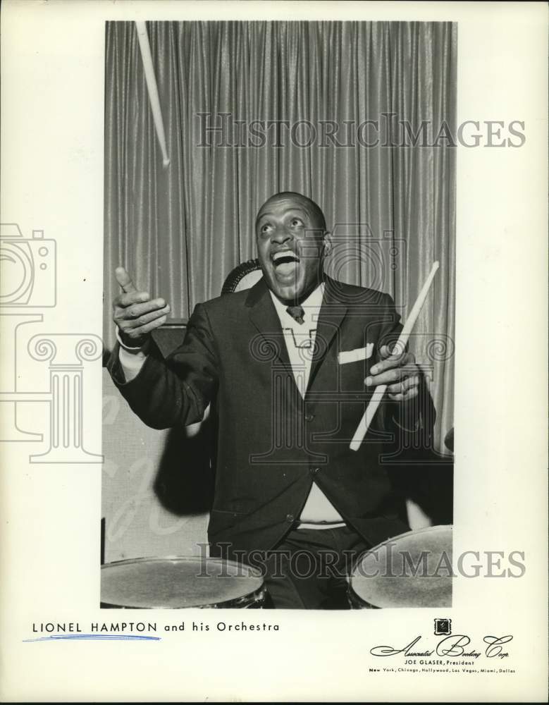 1955 Lionel Hampton of Lionel Hampton and His Orchestra-Historic Images