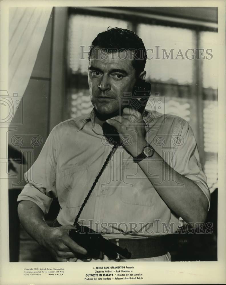 1952 Movie Actor Jack Hawkins in "Outposts in Malaya"-Historic Images