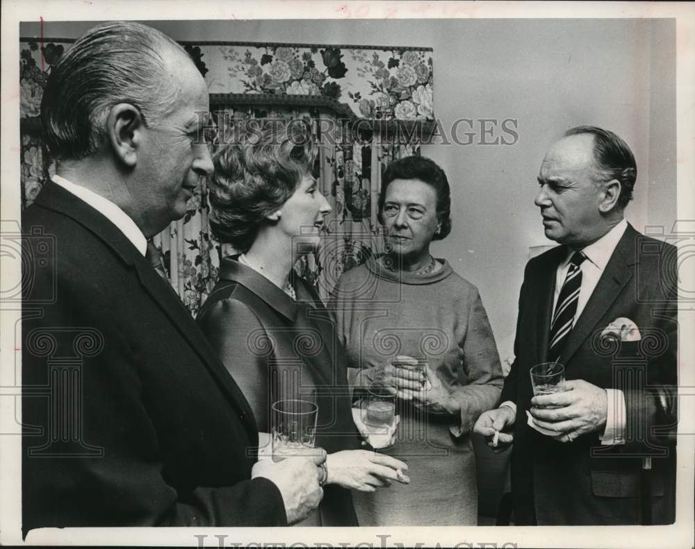 1966 L.A. Garness, Mrs. Garness, Mrs. Leonard Wilson, Martyn Greene-Historic Images