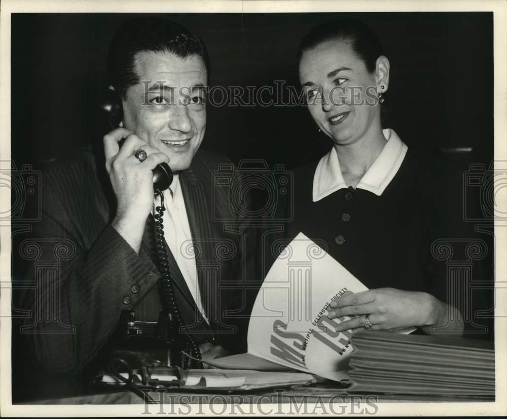 1961 Dick Gottlieb with Cynthalice Baker Davis-Historic Images