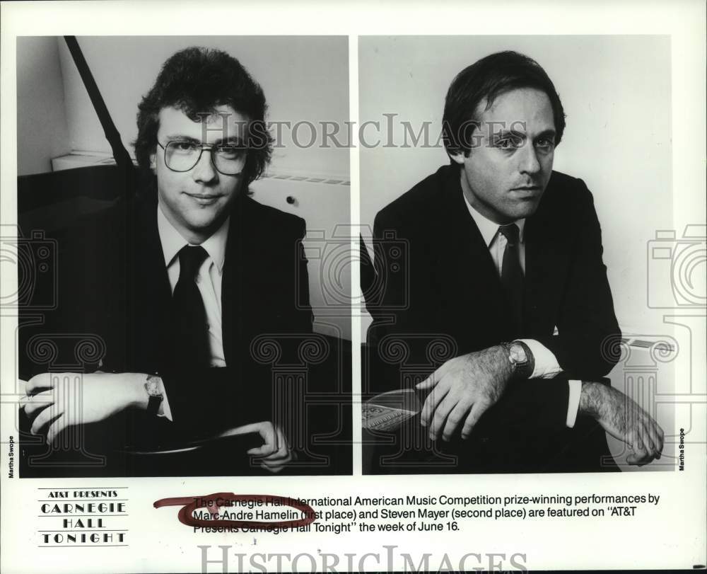 1966 Marc-Andre Hamelin, Steve Mayer on "Carnegie Hall Tonight"-Historic Images