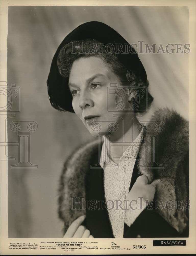 1953 Wendy Hiller stars in "Sailor of the King."-Historic Images