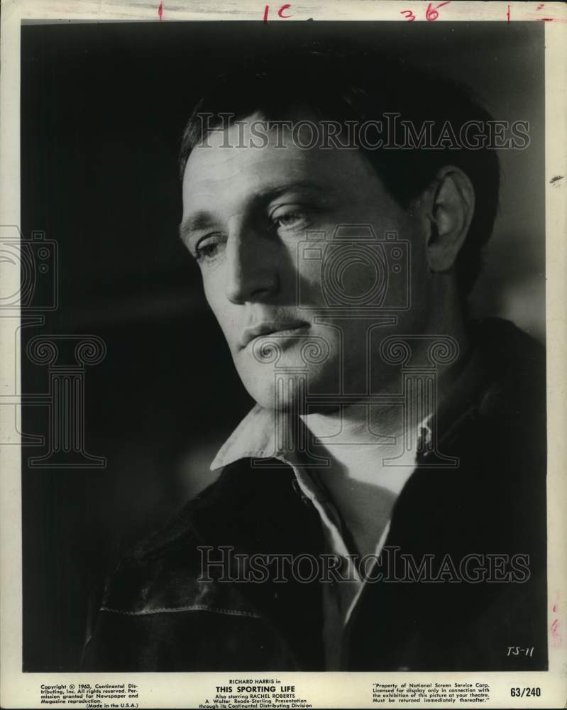 1963 Actor Richard Harris in "This Sporting Life"-Historic Images