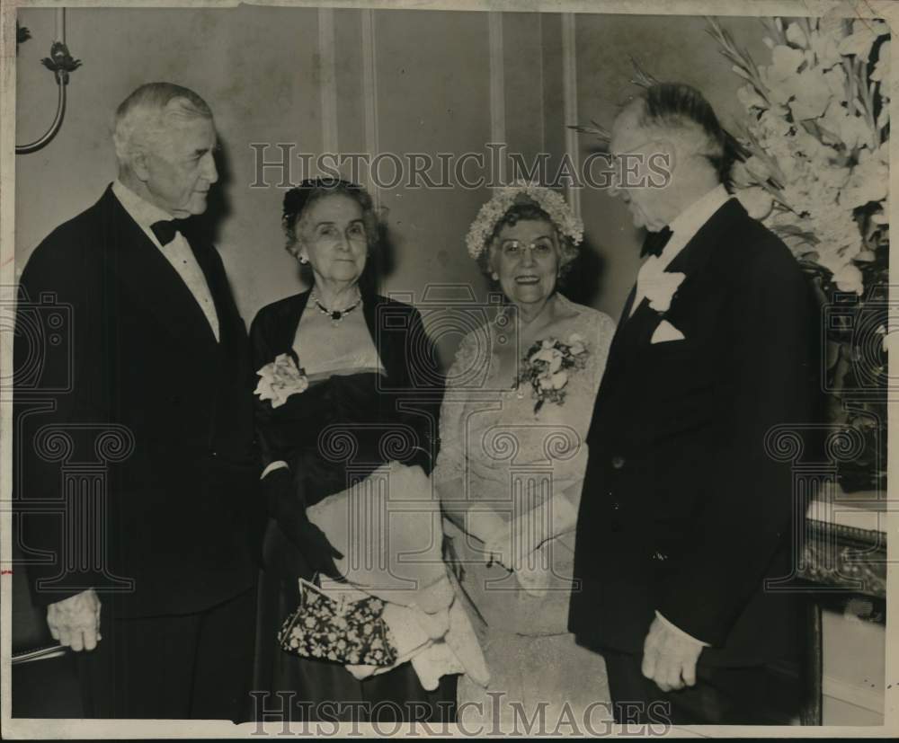 1952 Jessie H. James & Wife with Mr. and Mrs. Fred Heyne-Historic Images