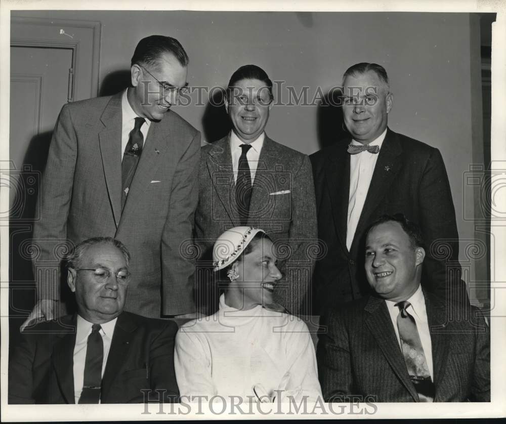 1955 Group shown at U.S. Bond Sale.-Historic Images