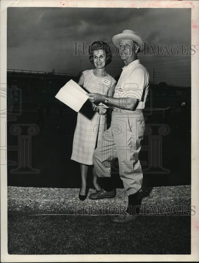 1965 Mrs. David Hedges, Gerald Veltmann of Cullen Center-Historic Images