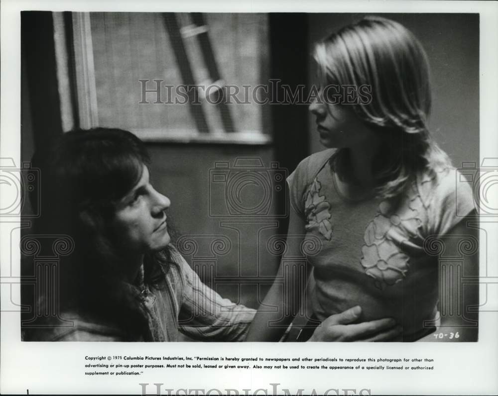 1975 Press Photo Harvey Keitel and Jody Foster star in &quot;Taxi Driver.&quot;- Historic Images