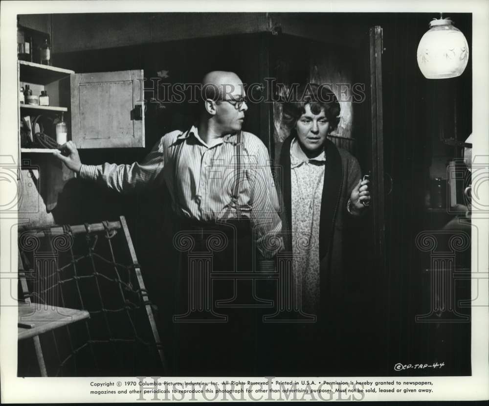 1970 Press Photo Richard Attenborough, Pat Heywood in Movie Scene - hcp64257- Historic Images