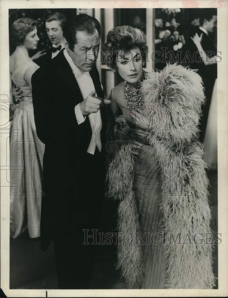 1964 Press Photo Rex Harrison, Kay Kendall in &quot;The Reluctant Debutante&quot; - Historic Images