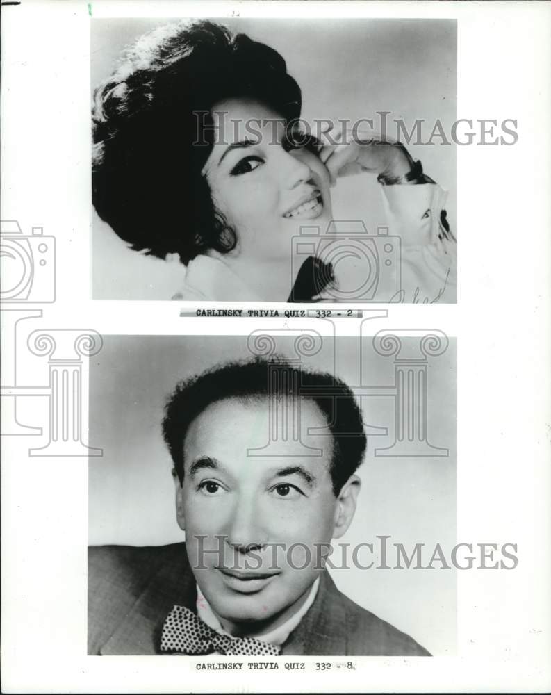 1986 Press Photo Ex-Miss America Mary Ann Mobley &amp; Male Star - hcp71996- Historic Images