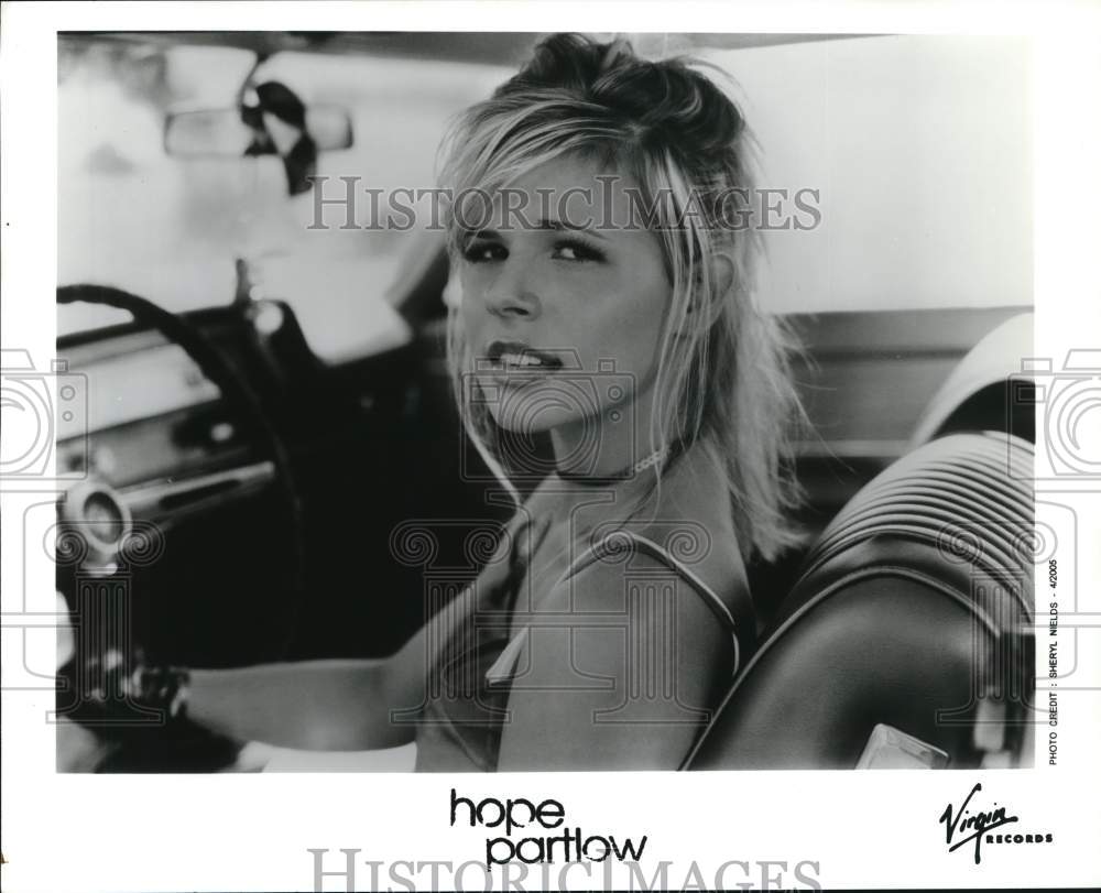 2005 Press Photo Singer Hope Partlow. - hcp74998- Historic Images