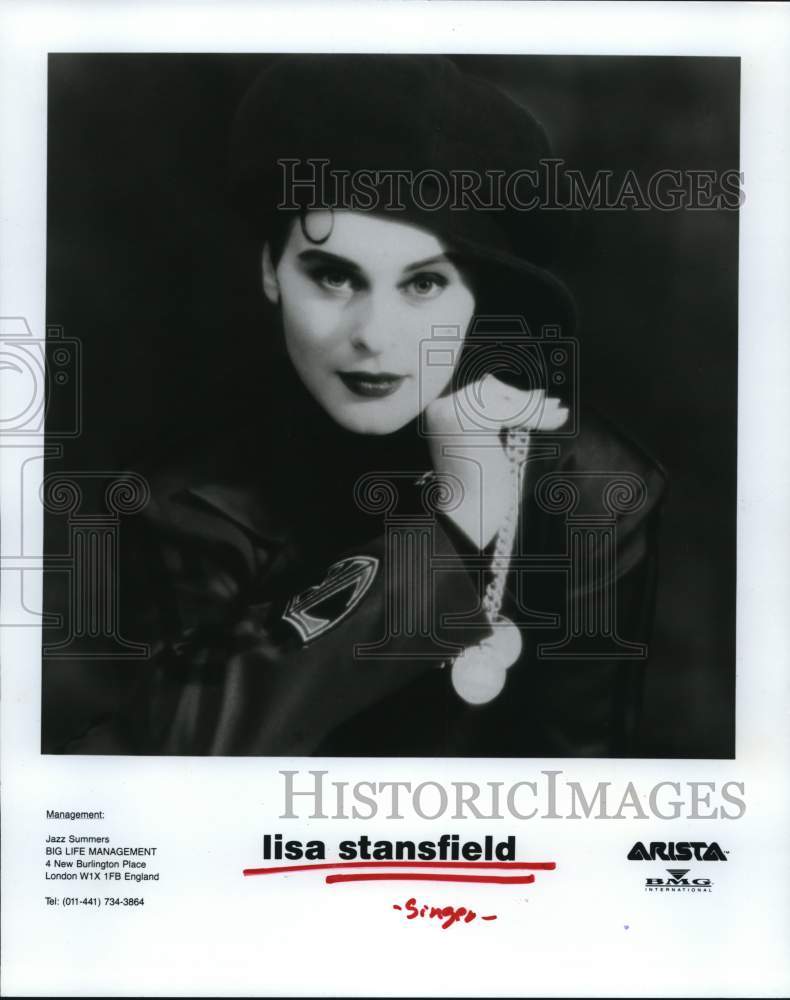 1990 Press Photo Singer Lisa Stansfield - hcp78155 - Historic Images