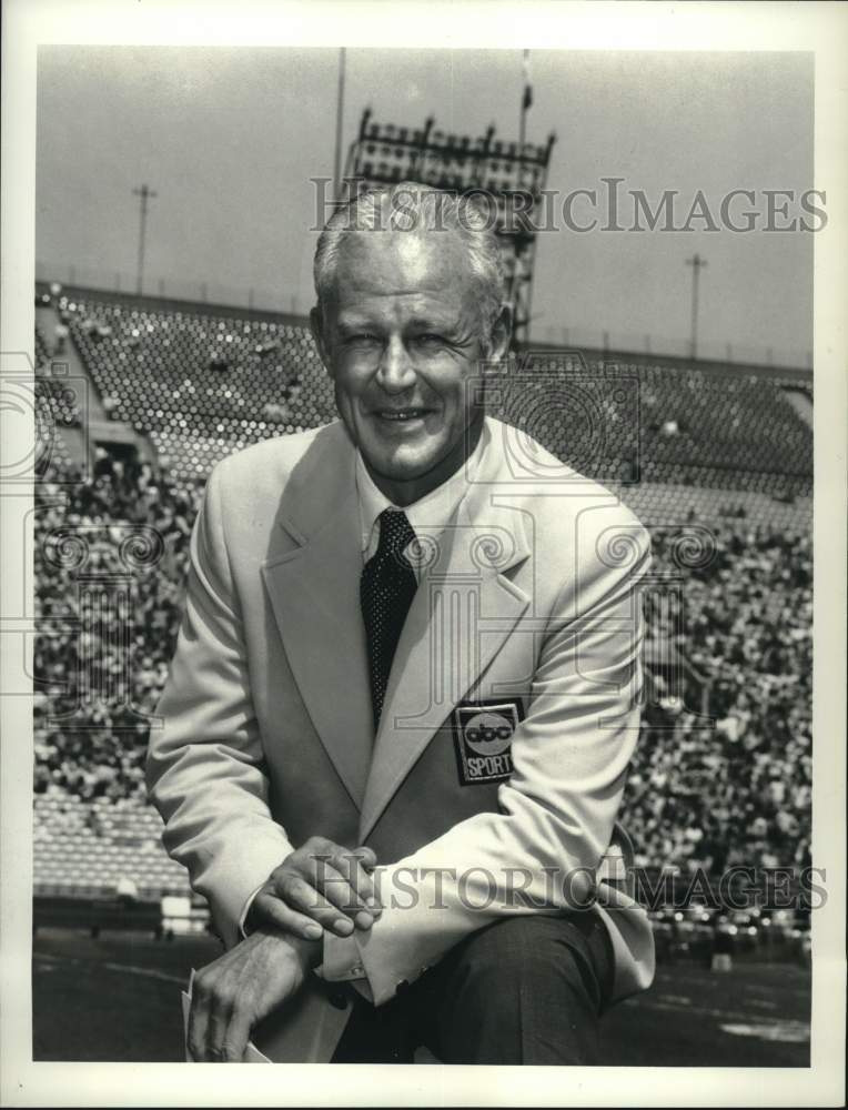 Press Photo ABC Sports Commentator Bud Wilkinson - Historic Images