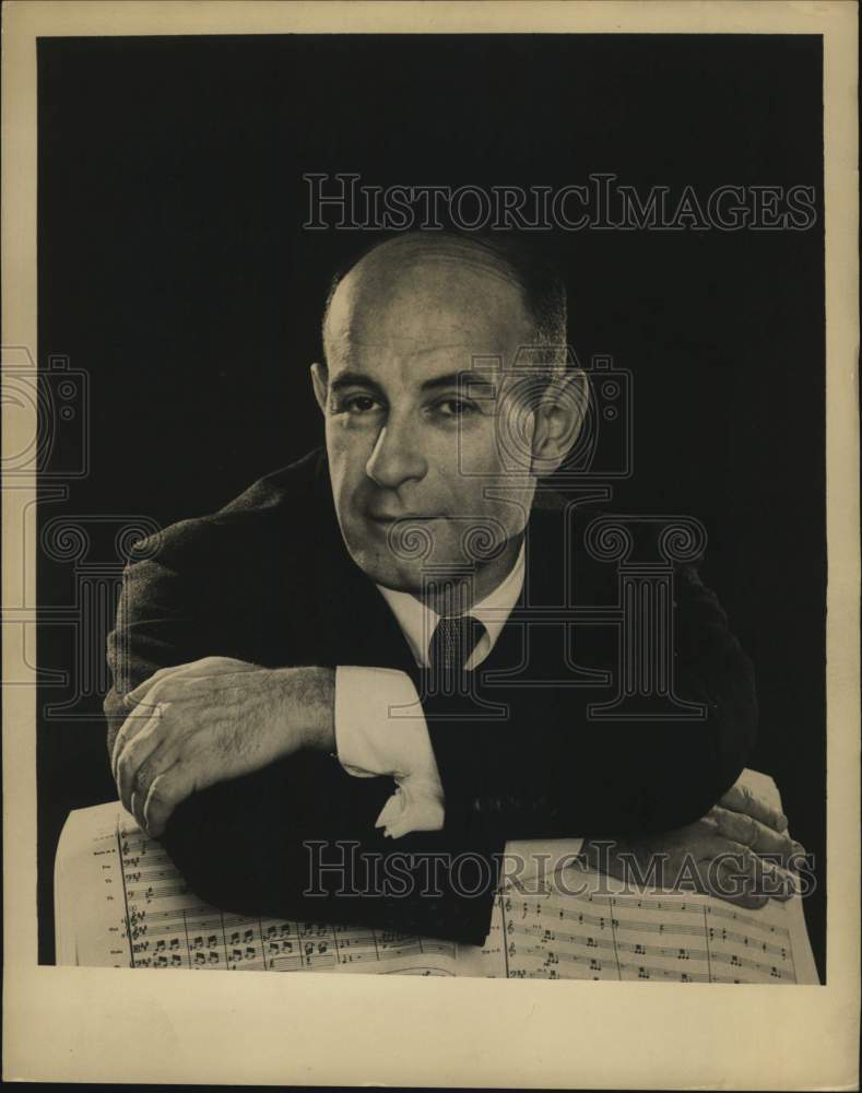 1962 Press Photo Conductor Erich Leinsdorf - hcp95857 - Historic Images