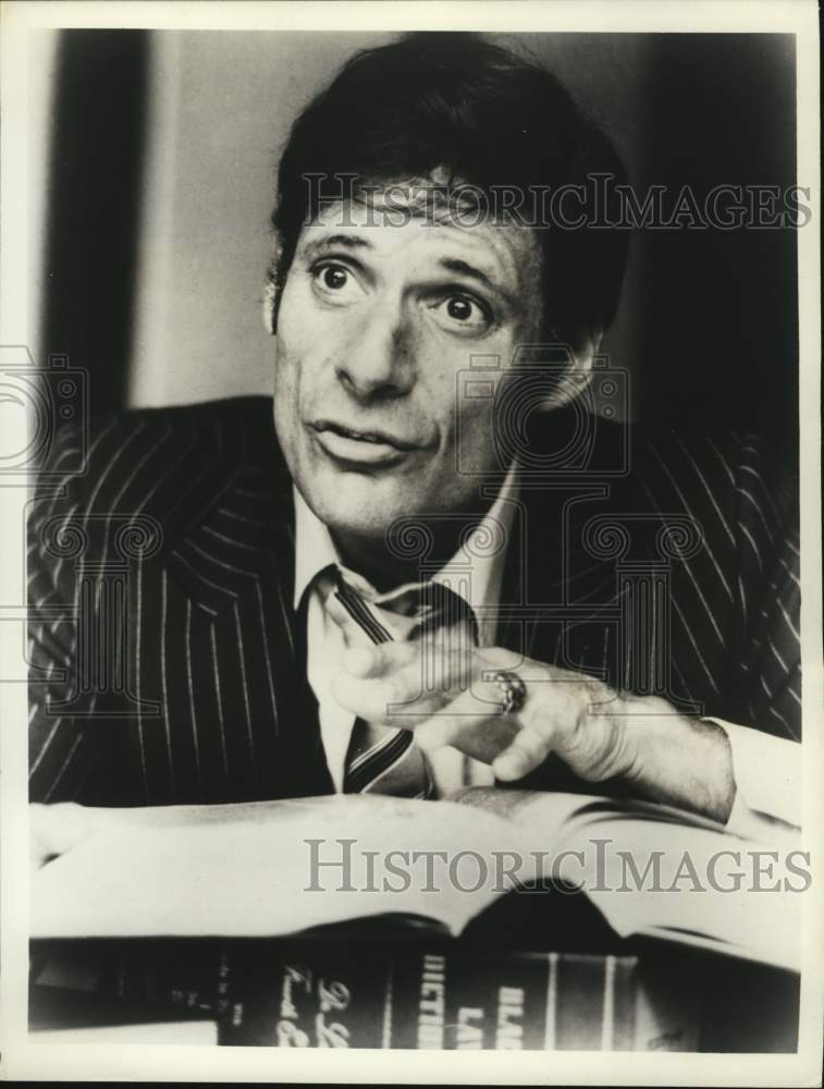 1980 Press Photo Actor Ron Leibman - hcp96026- Historic Images