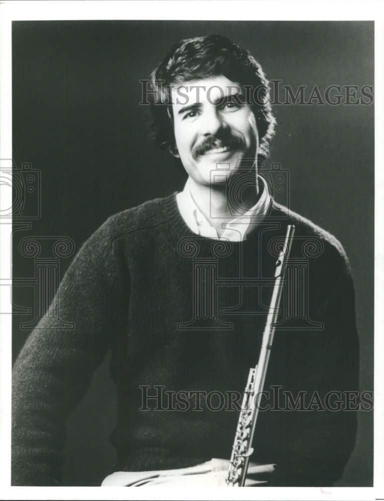 1986 Press Photo Flutist/musician Ransom Wilson. - hcp96593 - Historic Images