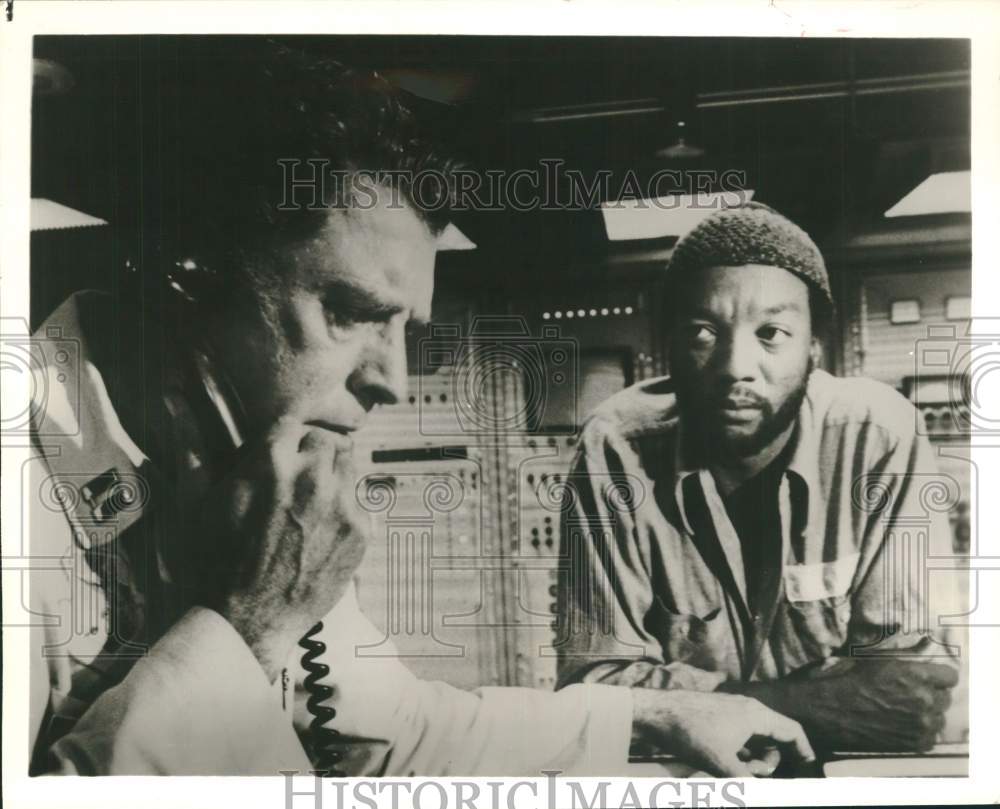 1978 Press Photo Burt Lancaster, Paul Winfield in "Twilight's Last Gleaming" - Historic Images