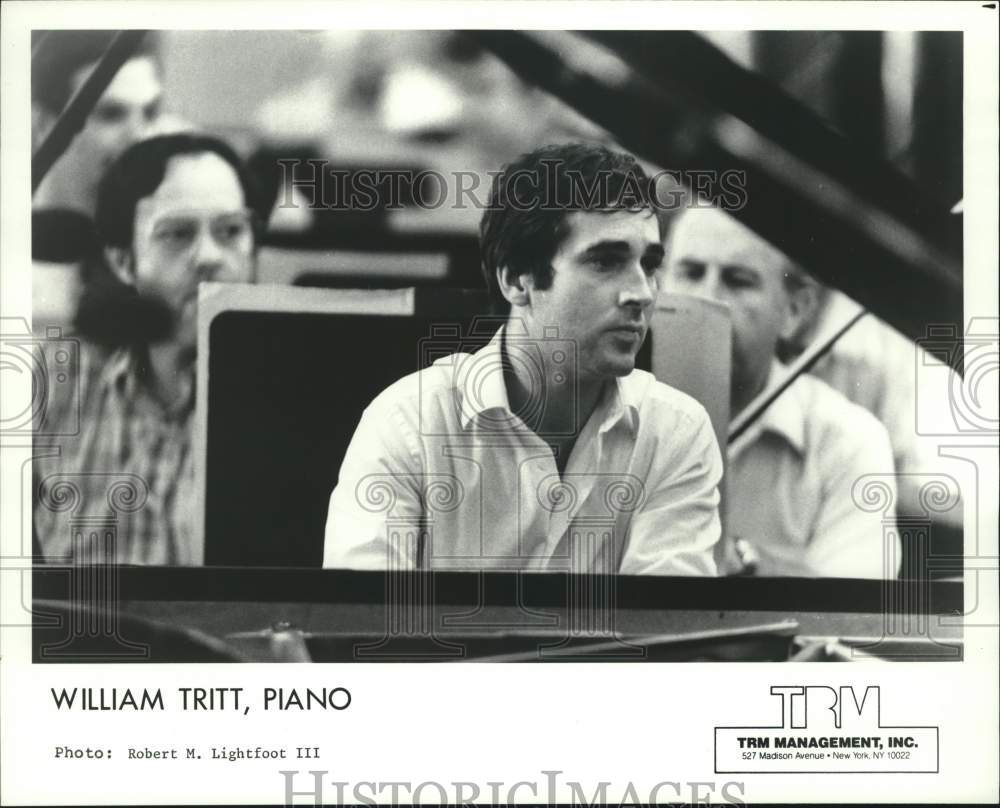 1983 Press Photo Pianist William Tritt - hcp98882 - Historic Images