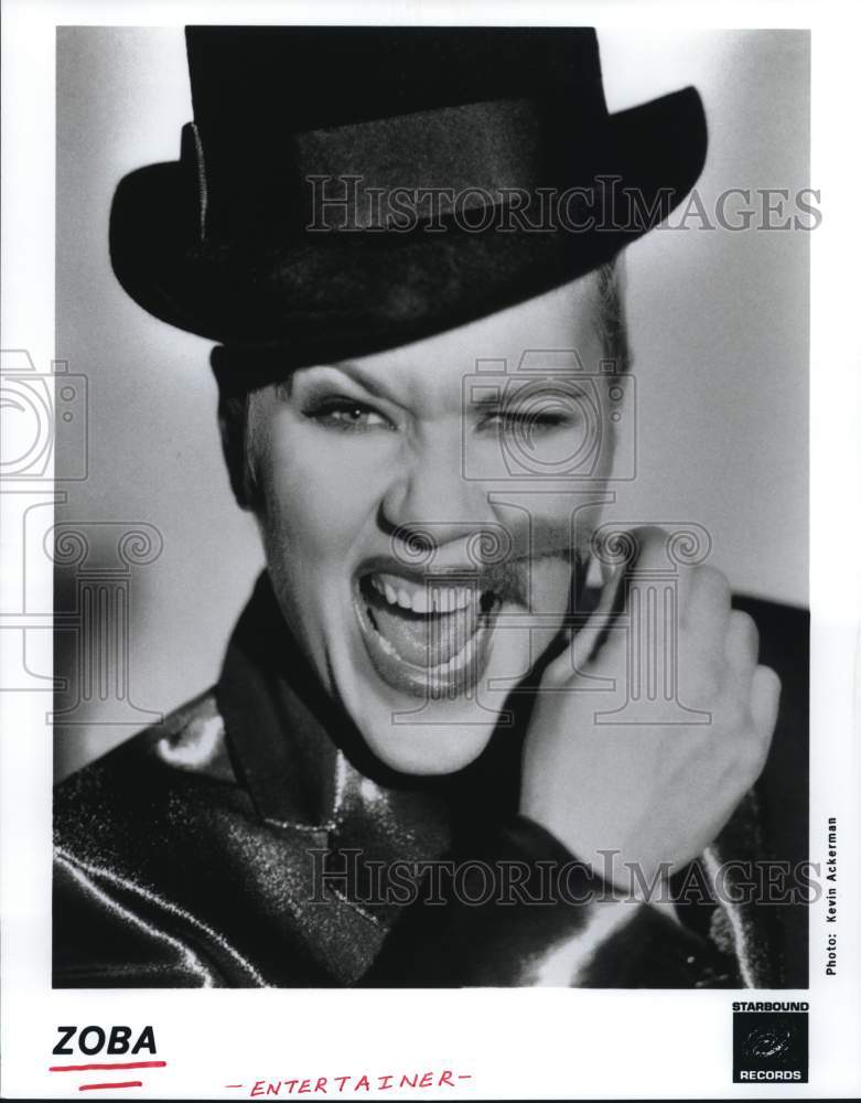 1998 Press Photo Entertainer Zoba - hcq06716- Historic Images