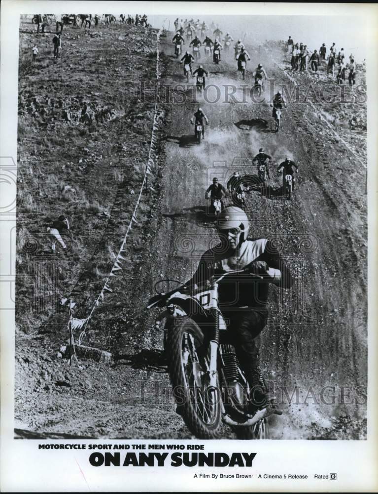 Press Photo Scene from "On Any Sunday" a Film by Bruce Brown - hcq10301 - Historic Images