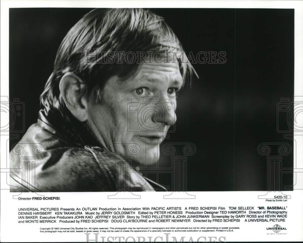 1992 Press Photo &quot;Mr. Baseball&quot; Director Fred Schepisi - hcq12989- Historic Images