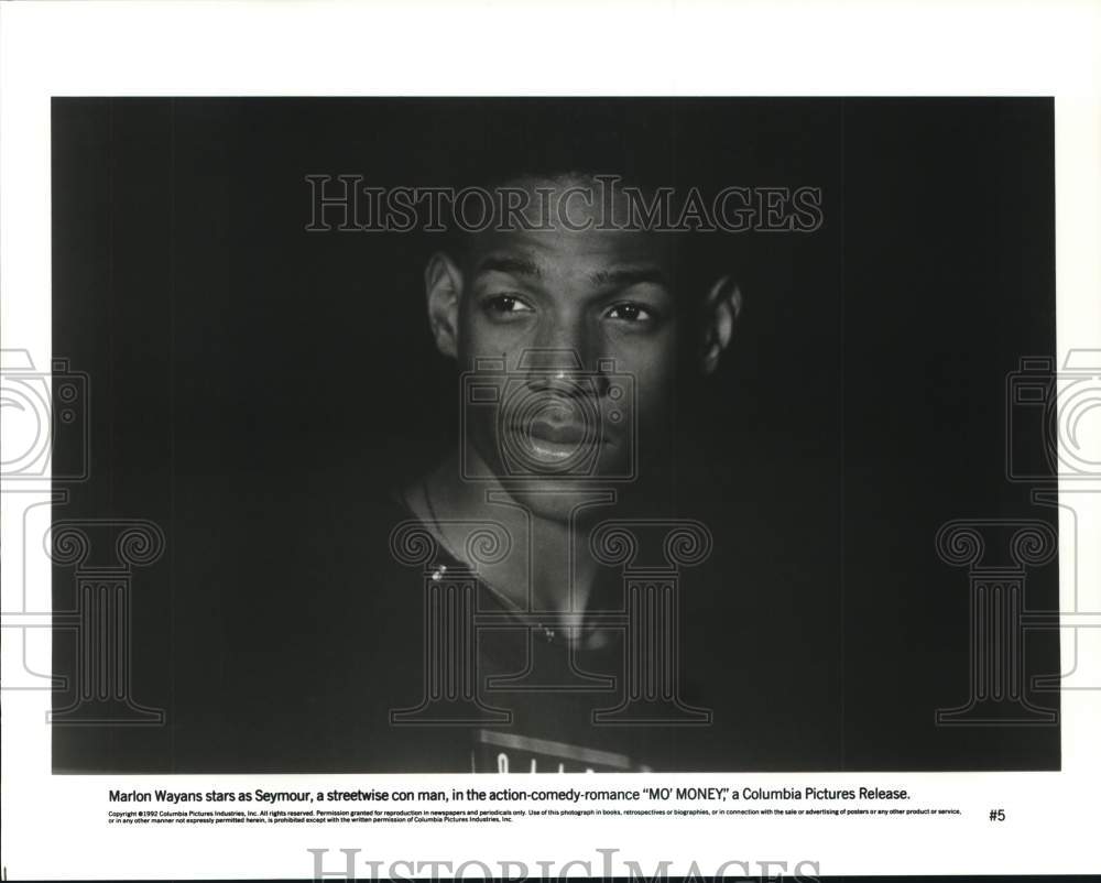 1992 Press Photo Actor Marlon Wayans Plays Con Man in &quot;Mo&#39; Money&quot; - hcq13352 - Historic Images