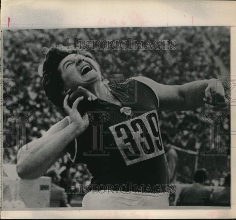 1972 Press Photo Olympic Champion Russian Shot Putter Nadezhda Chizhova- Historic Images