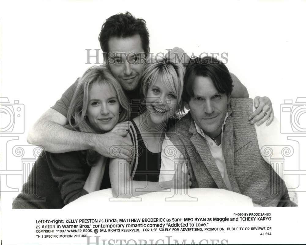 1997 Press Photo Starring Actors in Movie "Addicted to Love" - hcq14186- Historic Images