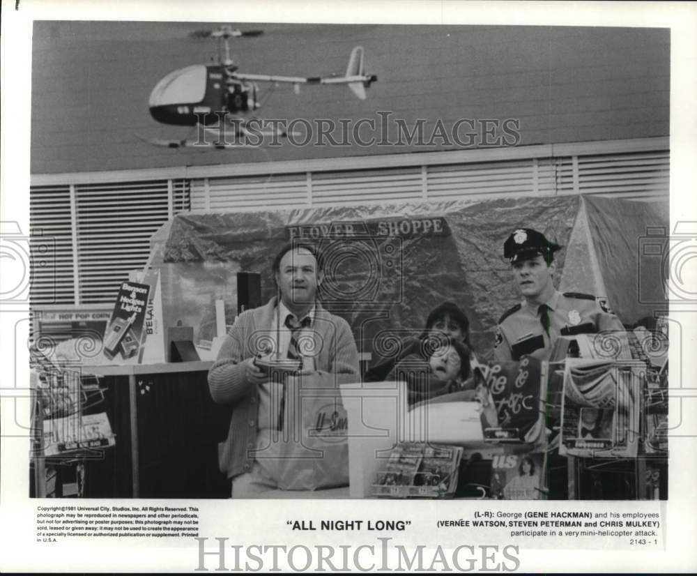 1981 Press Photo &quot;All Night Long&quot; Movie Scene - hcq18025- Historic Images