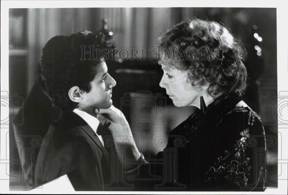 Press Photo Woman & Young Boy in "Madame Sousatzka" Movie - hcq23415 - Historic Images
