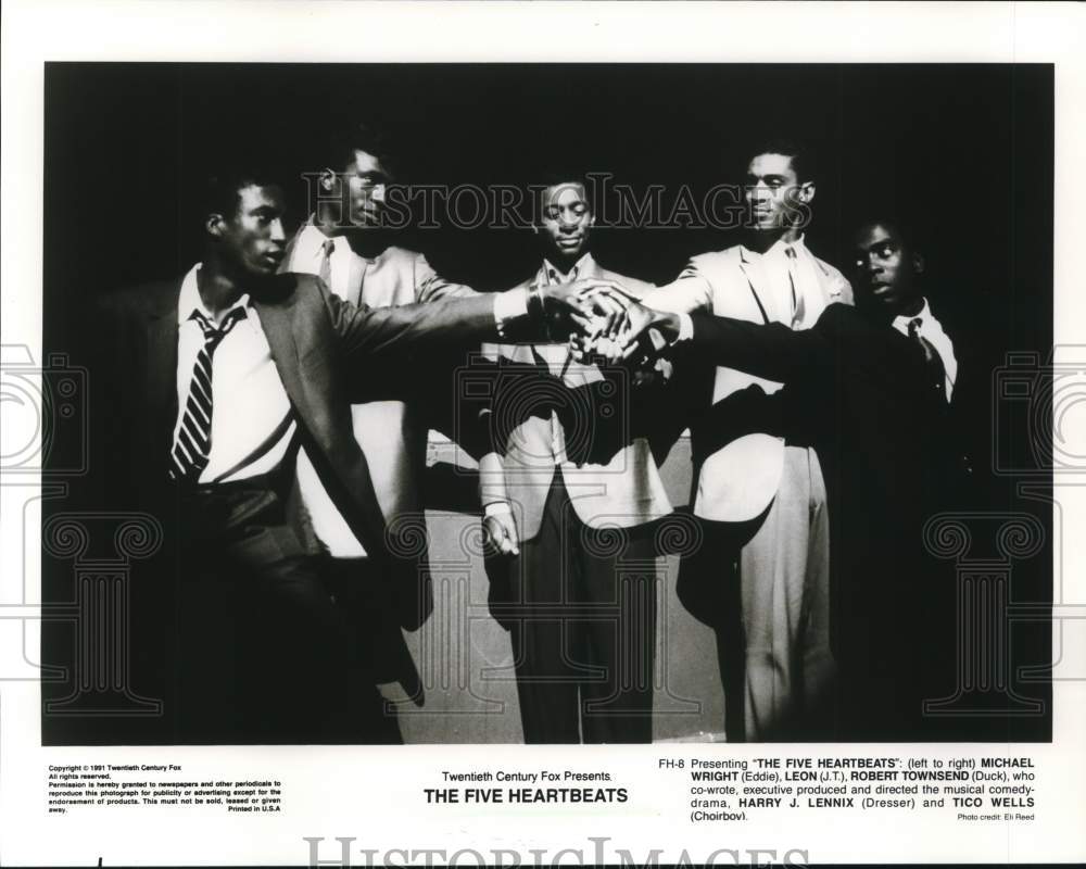 1991 Press Photo &quot;The Five Heartbeats&quot; Movie Scene - hcq25204- Historic Images