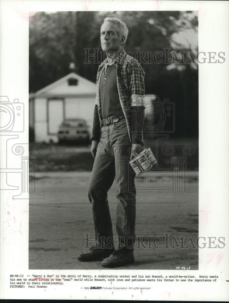 1984 Press Photo Paul Newman in a scene from &quot;Harry &amp; Son.&quot; - hcq34844- Historic Images