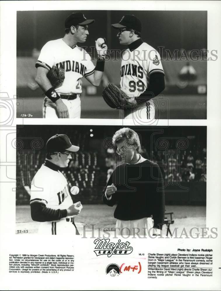 1989 Press Photo &quot;Major League&quot; Movie Scenes - hcq36472 - Historic Images