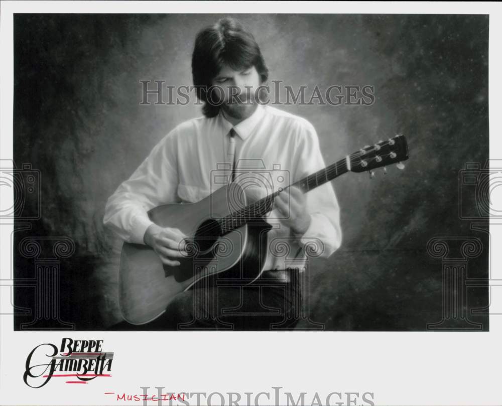 1994 Press Photo Musician Beppe Gambetta - hcq44975- Historic Images