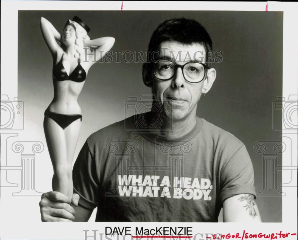 1994 Press Photo Singer-Songwriter Dave MacKenzie - hcq45003- Historic Images