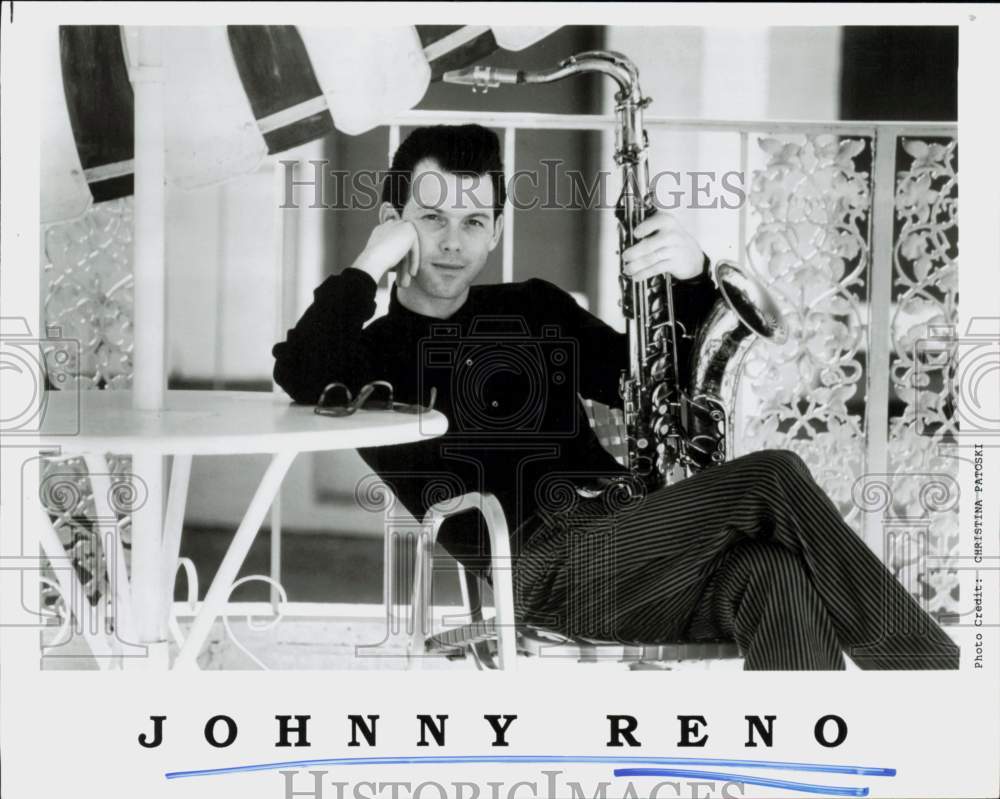 1990 Press Photo Musician Johnny Reno - hcq45012- Historic Images