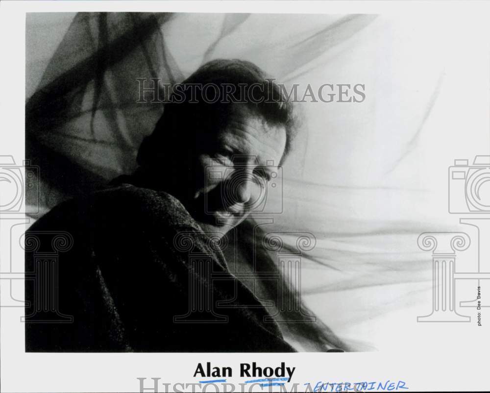 Press Photo Entertainer Alan Rhody - hcq45018- Historic Images