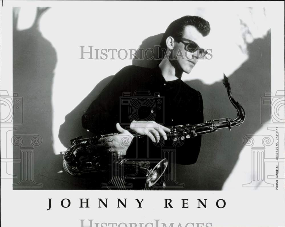 1990 Press Photo Entertainer Johnny Reno - hcq45038- Historic Images