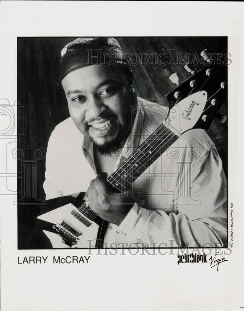 1993 Press Photo Musician Larry McCray - hcq45346- Historic Images