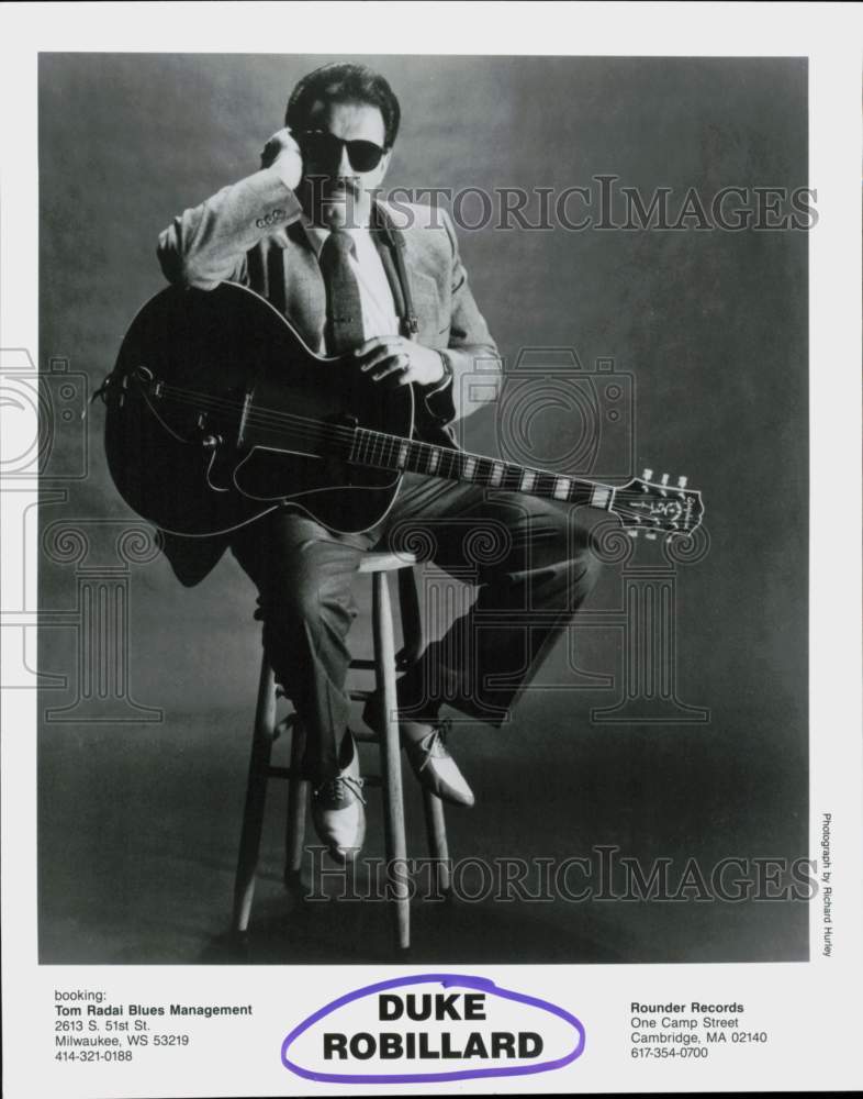 1988 Press Photo Singer-Musician Duke Robillard - hcq45467- Historic Images